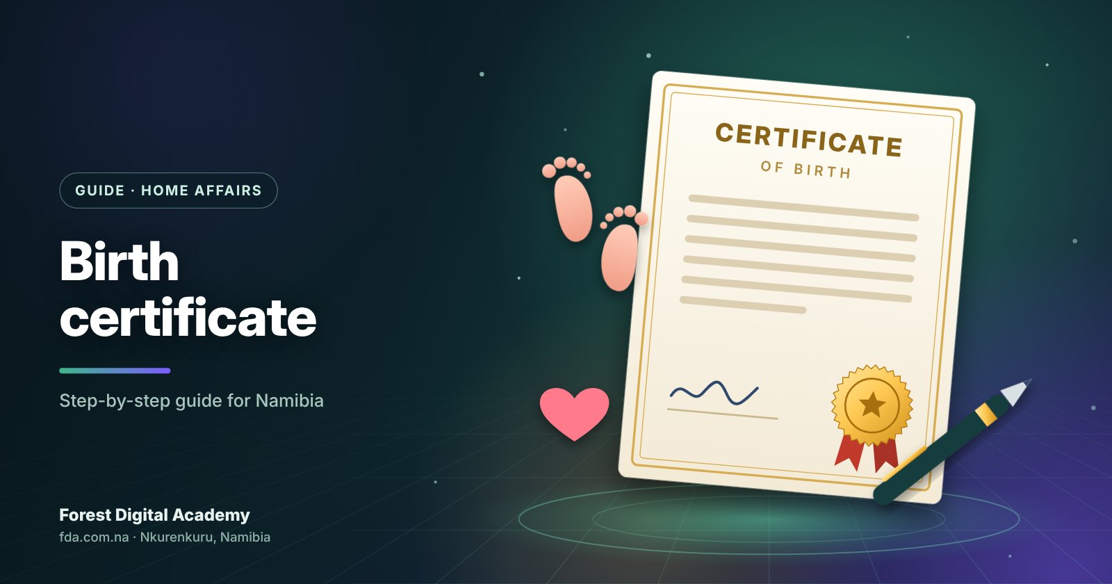 How to Register a Birth and Get a Birth Certificate in Namibia