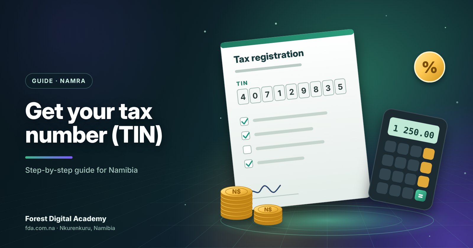 How to Register for a Tax Number (TIN) with NamRA in Namibia